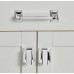 Ручка-кнопка Restoration Hardware Marais Small Polished Chrome
