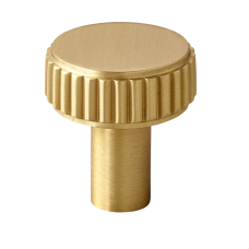 Ручка-кнопка Restoration Hardware Pillars d.3.2cm Lacquered Burnished Brass