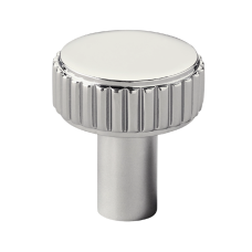 Ручка-кнопка Restoration Hardware Pillars d.3.2cm Polished Chrome