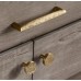Ручка-кнопка Restoration Hardware Smythe d.3.2 Hammered Brass