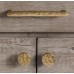 Ручка-кнопка Restoration Hardware Smythe d.3.2 Hammered Brass