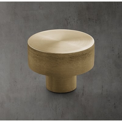 Ручка-кнопка Restoration Hardware Spritz d.3.2 Lac.Burnished Brass