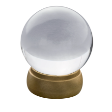Ручка-кнопка Restoration Hardware Vintage d.2.8cm Lacquered Burnished Brass