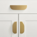 Ручка-скоба Restoration Hardware Calder L.10.2cm Lacquered Burnished Brass