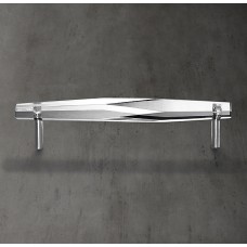 Ручка-скоба Restoration Hardware Camden Crystal L.20.3 Polished Chrome