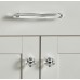 Ручка-скоба Restoration Hardware Camden Crystal L.20.3 Polished Chrome
