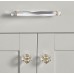 Ручка-скоба Restoration Hardware Camden Crystal L.7.6 Lac.Burnished Brass