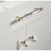 Ручка-скоба Restoration Hardware Camden Crystal L.7.6 Lac.Burnished Brass