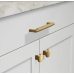 Ручка-скоба Restoration Hardware Corbyn L.10.2cm Lacquered Burnished Brass