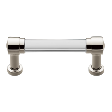 Ручка-скоба Restoration Hardware Grafton Glass L.10.2cm Polished Nickel