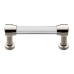 Ручка-скоба Restoration Hardware Grafton Glass L.10.2cm Polished Nickel