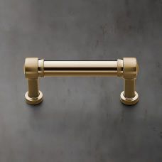Ручка-скоба Restoration Hardware Grafton Metal L.10.2cm Lacquered Burnished Brass