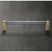 Ручка-скоба Restoration Hardware Lambeth Crystal L.15.2 Lac.Burnished Brass