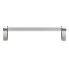 Ручка-скоба Restoration Hardware Lambeth Hexagonal Crystal L.10.2 Polished Chrome