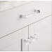 Ручка-скоба Restoration Hardware Lambeth Hexagonal Crystal L.10.2 Polished Chrome