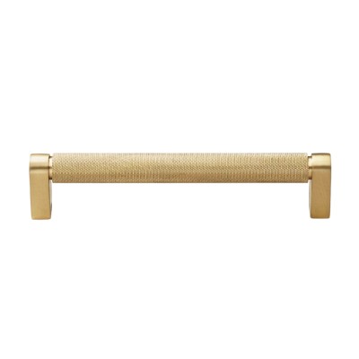 Ручка-скоба Restoration Hardware Lambeth Knurled L.10.2 Lacquered Burnished Brass