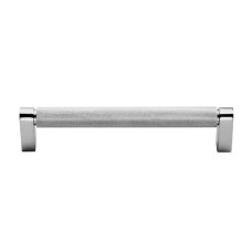 Ручка-скоба Restoration Hardware Lambeth Knurled L.10.2 Polished Chrome