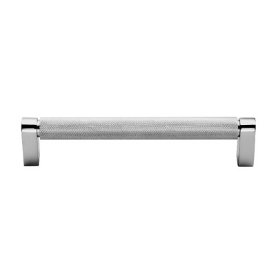 Ручка-скоба Restoration Hardware Lambeth Knurled L.10.2 Polished Chrome