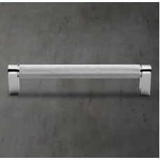 Ручка-скоба Restoration Hardware Lambeth Knurled L.15.2 Polished Chrome