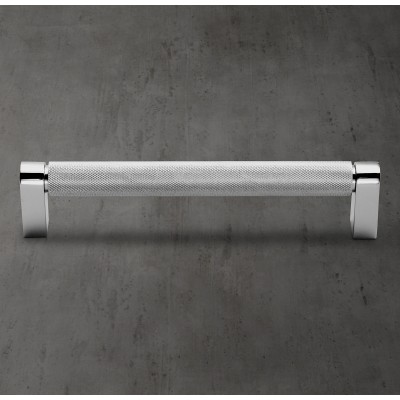 Ручка-скоба Restoration Hardware Lambeth Knurled L.15.2 Polished Chrome