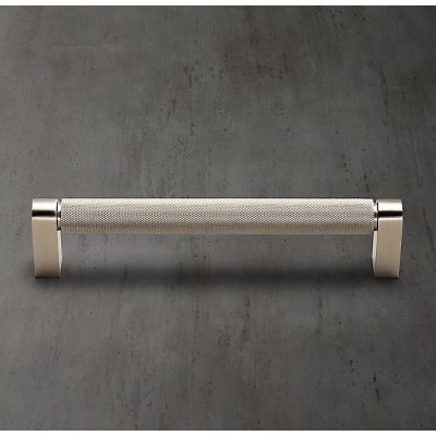 Ручка-скоба Restoration Hardware Lambeth Knurled L.15.2 Satin Nickel