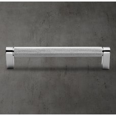 Ручка-скоба Restoration Hardware Lambeth Knurled L.60.9 Polished Chrome