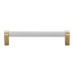 Ручка-скоба Restoration Hardware Lambeth Smooth Crystal L.10.2cm Lacquered Burnished Brass