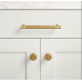 Ручка-скоба Restoration Hardware Pillars L.10.2 Lacquered Burnished Brass