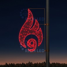 Панно световое День Победы RL-KN-9-3 RL-KN-9-3-R-dR