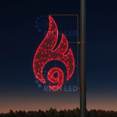 Панно световое День Победы RL-KN-9-3 RL-KN-9-3-R-dR