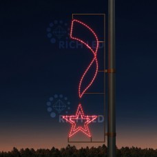 Панно световое День Победы RL-KN-9-6 RL-KN-9-6-R-R