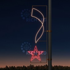 Панно световое День Победы RL-KN-9-6 RL-KN-9-6-R-WW