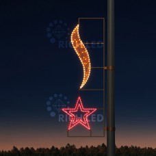 Панно световое День Победы RL-KN-9-8 RL-KN-9-8-WWR-dGd
