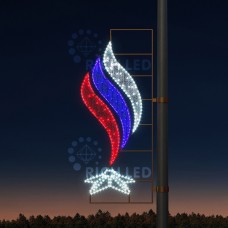 Панно световое День Победы RL-KN-9-9 RL-KN-9-9-WBR-dWBR