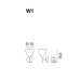 Настенный светильник Rotaliana Drink W1 chrome