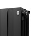 Радиатор биметаллический Royal Thermo PianoForte 200 Чёрный- 14 секц.