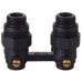 Узел нижнего подключения Royal Thermo угловой 1/2quot;х3/4quot; EK (черный)