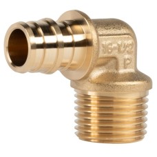 Угол Royal Thermo ritable радиальный переходной, латунь НР 16х3/4