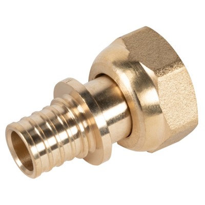 Муфта Royal Thermo ritable аксиальная с нак.гайкой, латунь, 16х3/4