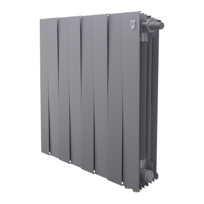Радиатор биметаллический Royal Thermo PianoForte 500 Серебристый VR80 - 8 секц.