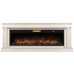 Каминокомплект: Очаг Royal Thermo Aurora RTFP/P-AR60LS, портал Olympia 60 сл. кость с зол. патиной
