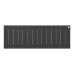 Радиатор биметаллический Royal Thermo PianoForte 300 Чёрный - 14 секц.
