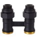 Узел нижнего подключения Royal Thermo прямой 1/2quot;х3/4quot; EK (черный)