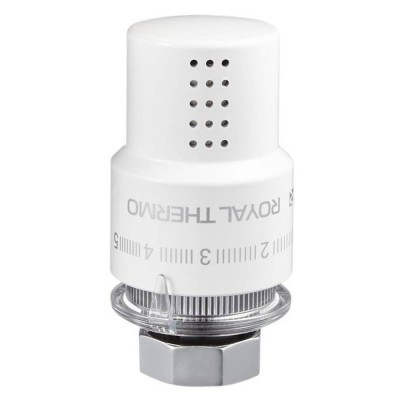 Термоголовка жидкостная Royal Thermo Design М30х1,5 (белый) RTO 07.0009