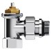 Набор термостатический угловой Royal Thermo Design 1/2quot;М30х1,5 (Хром)