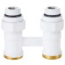 Узел нижнего подключения Royal Thermo прямой 1/2quot;х3/4quot; EK (белый)