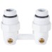 Узел нижнего подключения Royal Thermo угловой 1/2quot;х3/4quot; EK (белый)