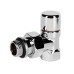 Набор термостатический для радиатора угловой Royal Thermo Design 1/2quot;М30х1,5 (Хром)