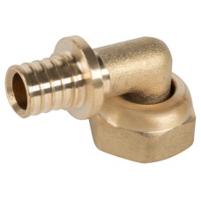 Угол Royal Thermo ritable аксиальный с нак. гайкой, латунь 16х1/2