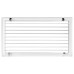 Решетка настенная однорядная SHUFT 1 WA 250x150